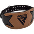RDX 6 INCH BROWN LEATHER WEIGHTLIFTING BELT-2